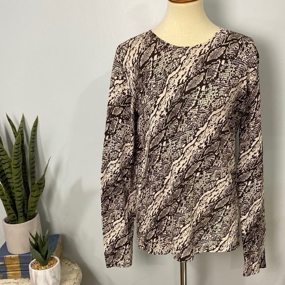 Jones New York snake print top - Picture 1 of 6